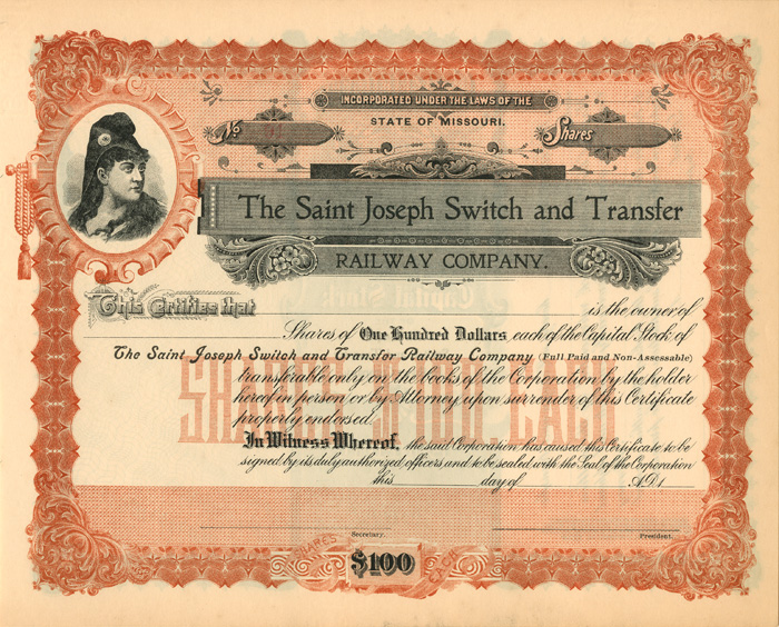 Saint Joseph Switch and Transfer Railway Co.